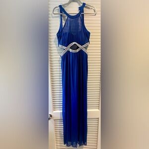 Royal Blue “Xtraordinary” Maxi Formal Dress SIZE 7